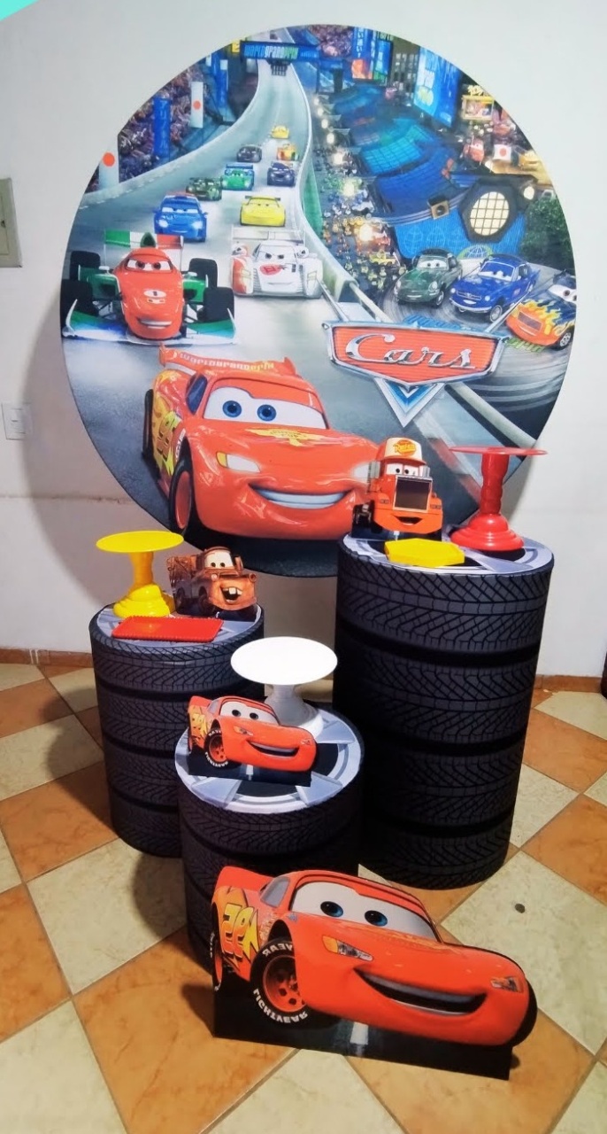 Kit Promo Relampago Mcqueen (Mod.1)  - Pegue Monte Jaque Moreno