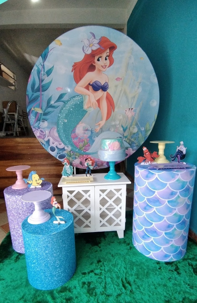 Kit Ouro Sereia Ariel - Pegue Monte Jaque Moreno