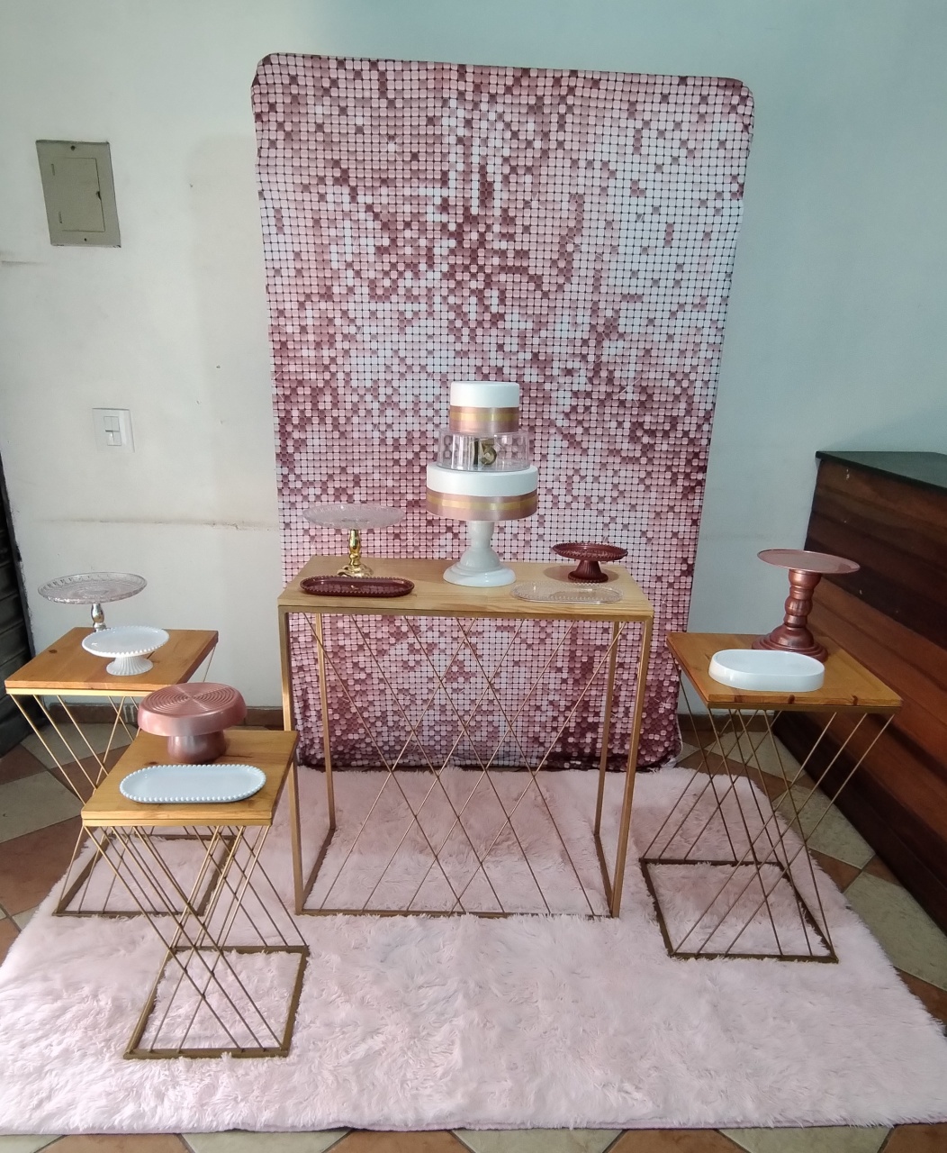 Composição Shimmer Rose Gold - Pegue Monte Jaque Moreno