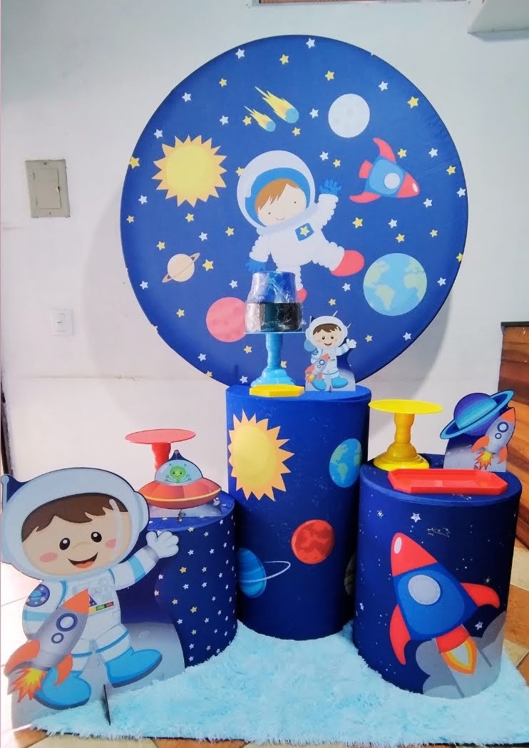 Kit Prata Astronauta Cute  - Pegue Monte Jaque Moreno