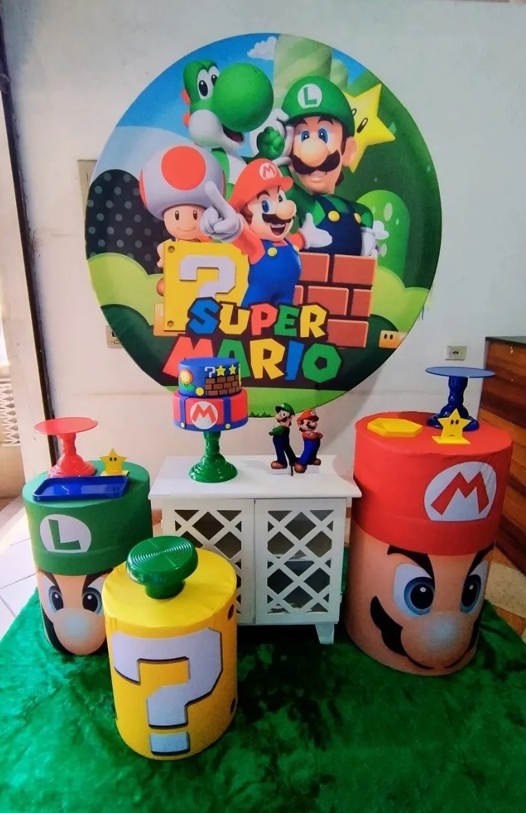 Kit Ouro Super Mario  - Pegue Monte Jaque Moreno