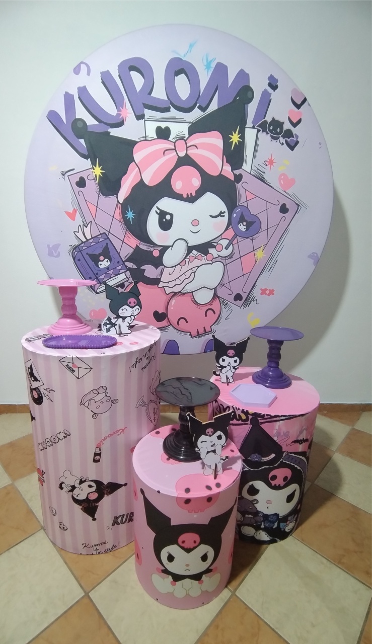 Kit Promo Kuromi - Pegue Monte Jaque Moreno