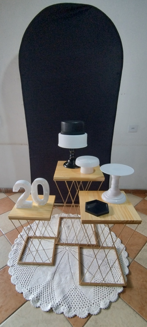 Kit Prata Liso Preto (Mod.2)  - Pegue Monte Jaque Moreno