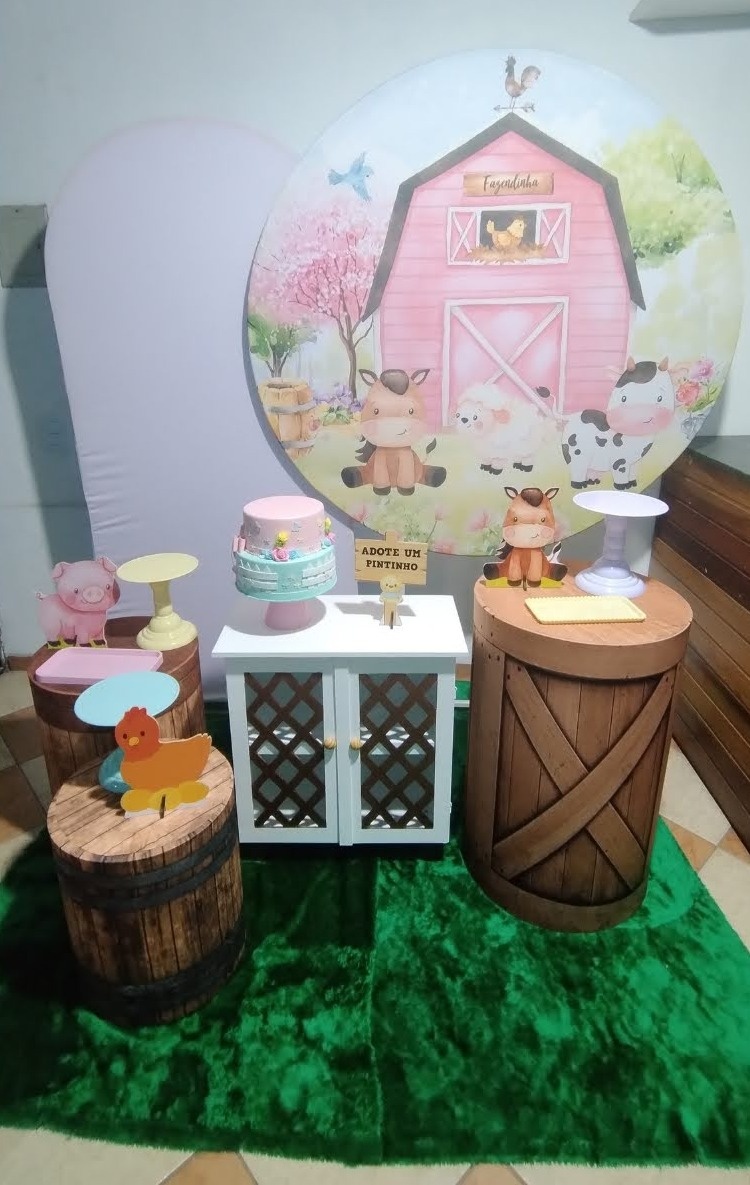 Kit Diamante Fazendinha Rosa  - Pegue Monte Jaque Moreno