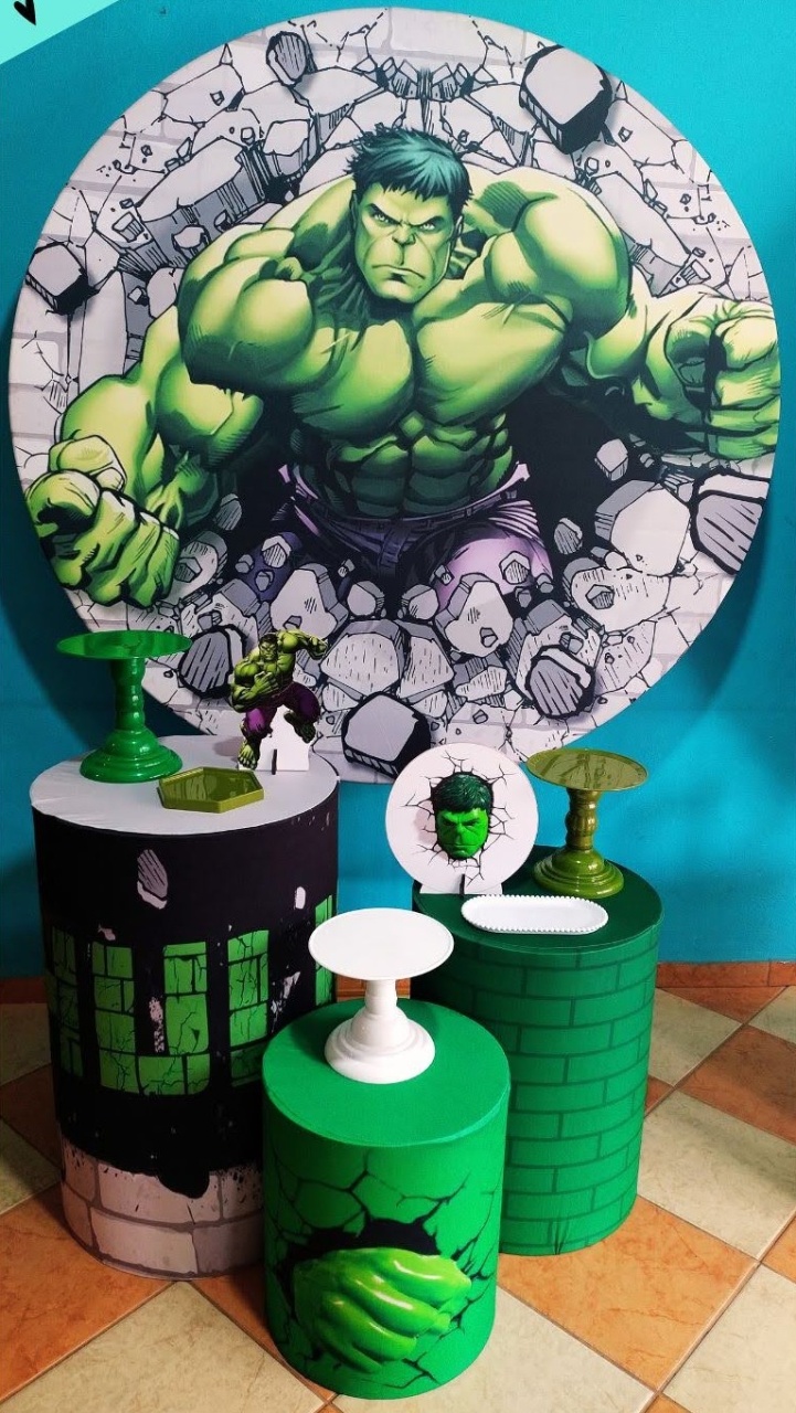 Kit Prata Hulk  - Pegue Monte Jaque Moreno