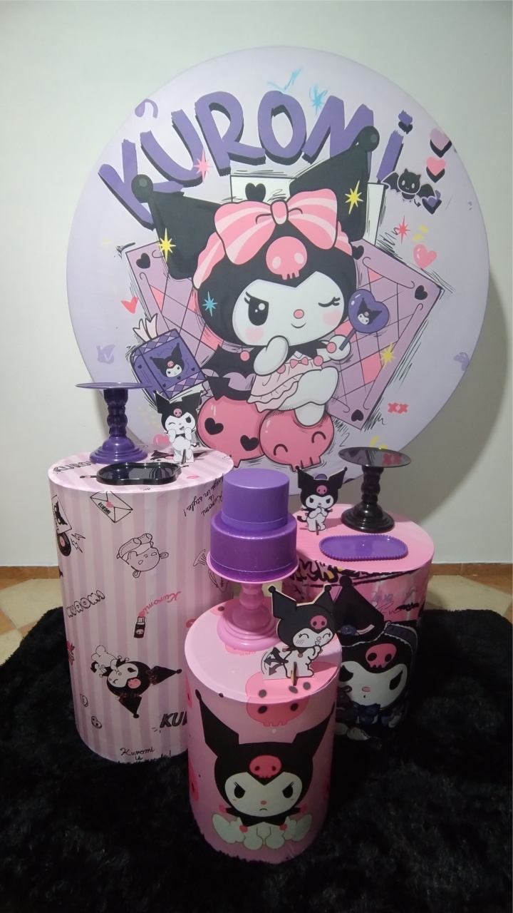 Kit Prata Kuromi - Pegue Monte Jaque Moreno