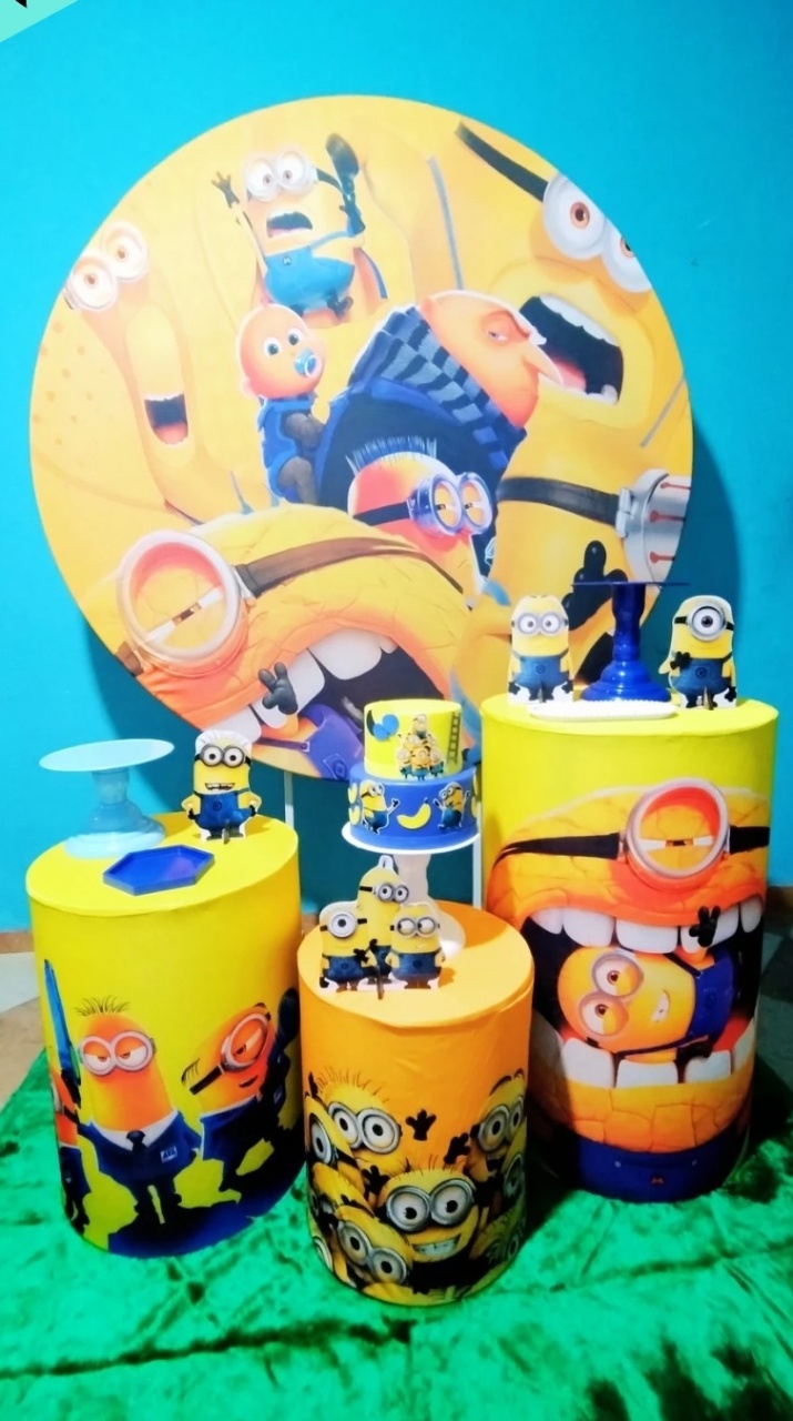 Kit Prata Minions  - Pegue Monte Jaque Moreno