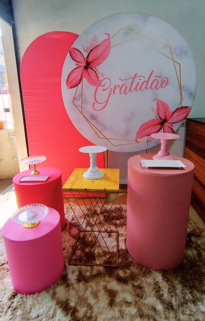 Kit Diamante Flor Gratidão Rosa (Mod.1) - Pegue Monte Jaque Moreno