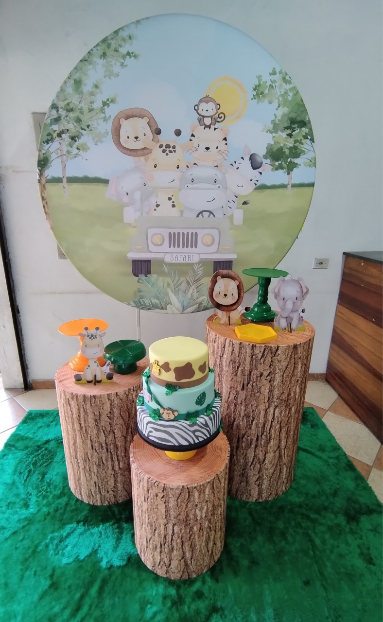 Kit Prata Safari Cute - Pegue Monte Jaque Moreno