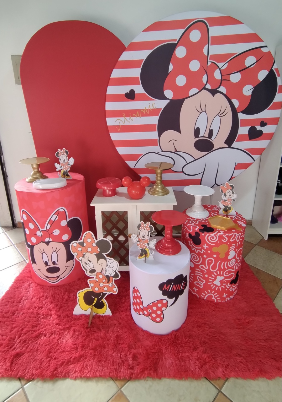 Kit Diamante Minnie Vermelha - Pegue Monte Jaque Moreno