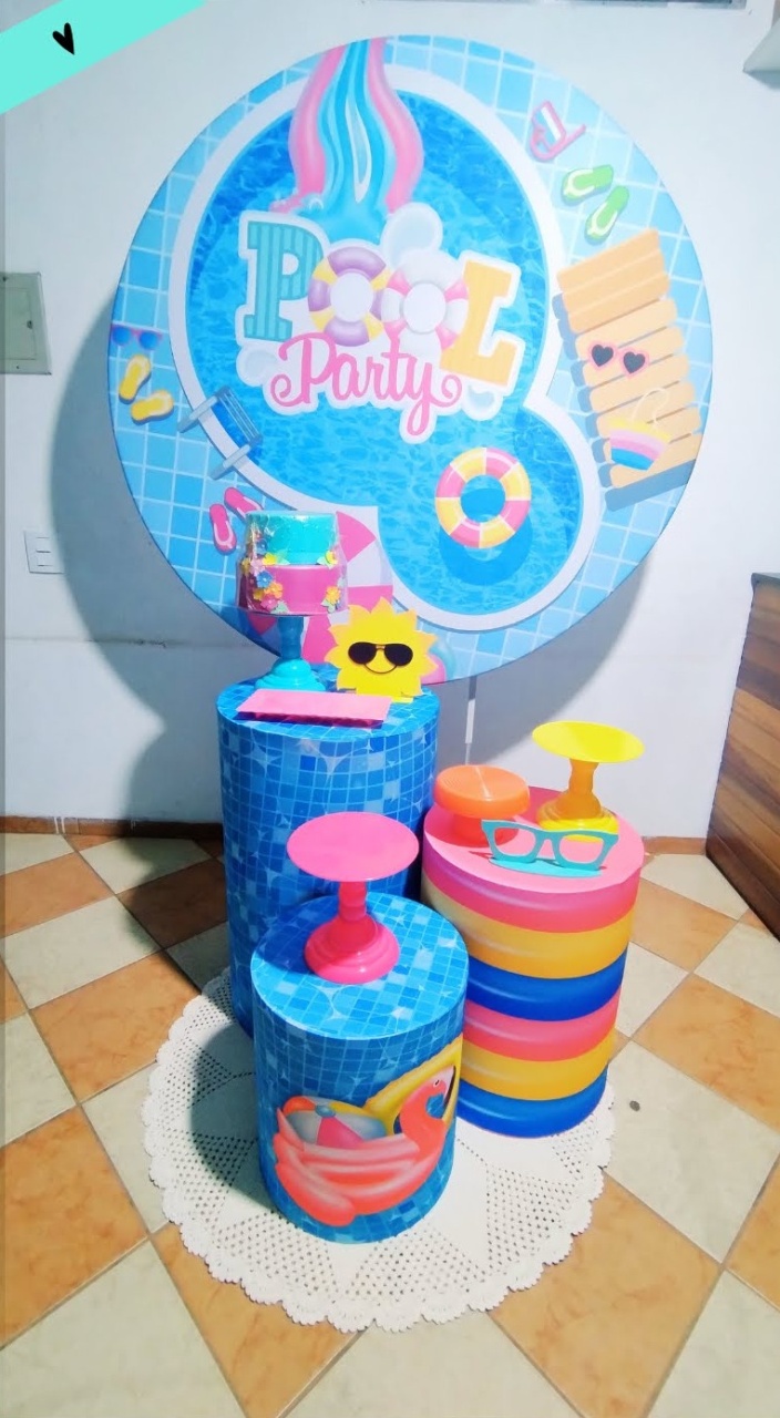 Kit Prata Pool Party (Mod.2) - Pegue Monte Jaque Moreno