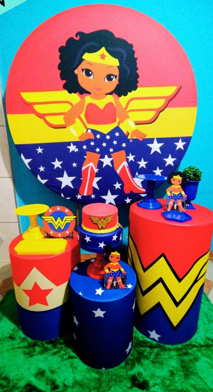 Kit Prata Mulher Maravilha Cute 2 - Pegue Monte Jaque Moreno