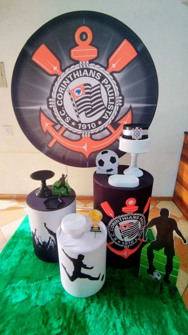 Kit Prata Corinthians - Mod. 01  - Pegue Monte Jaque Moreno
