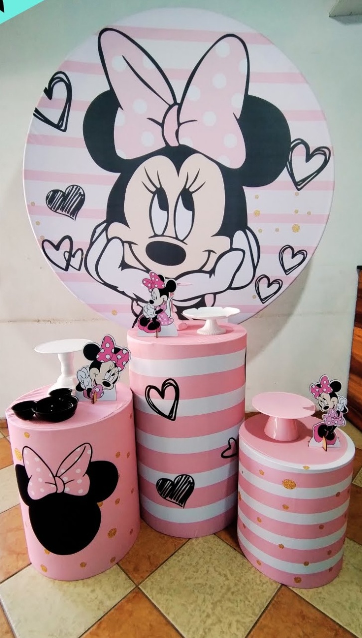 Kit Promo Minnie Rosa - Pegue Monte Jaque Moreno