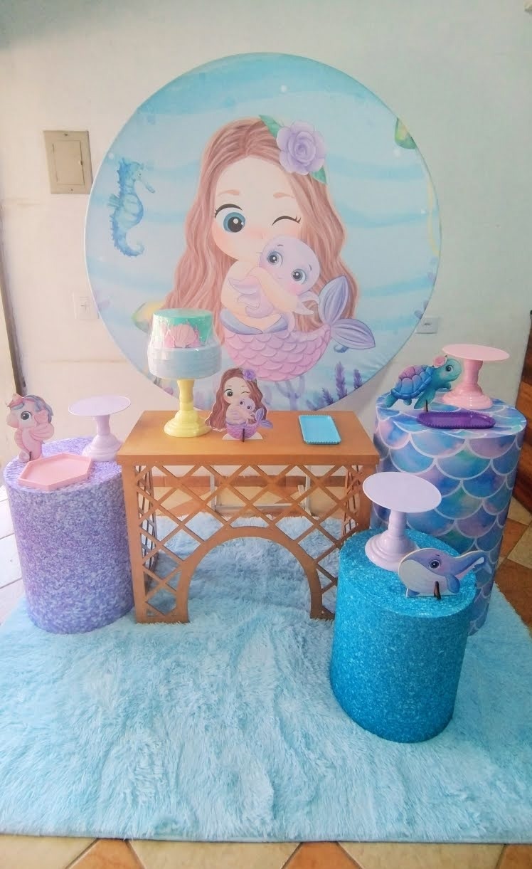 Kit Ouro Sereia Cute - Pegue Monte Jaque Moreno