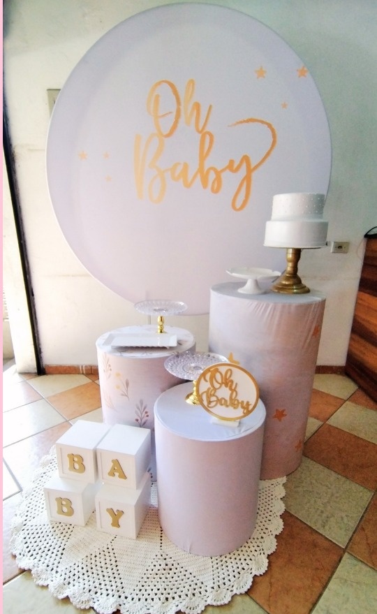 Kit Prata Oh Baby Bco (Mod.4) - Pegue Monte Jaque Moreno