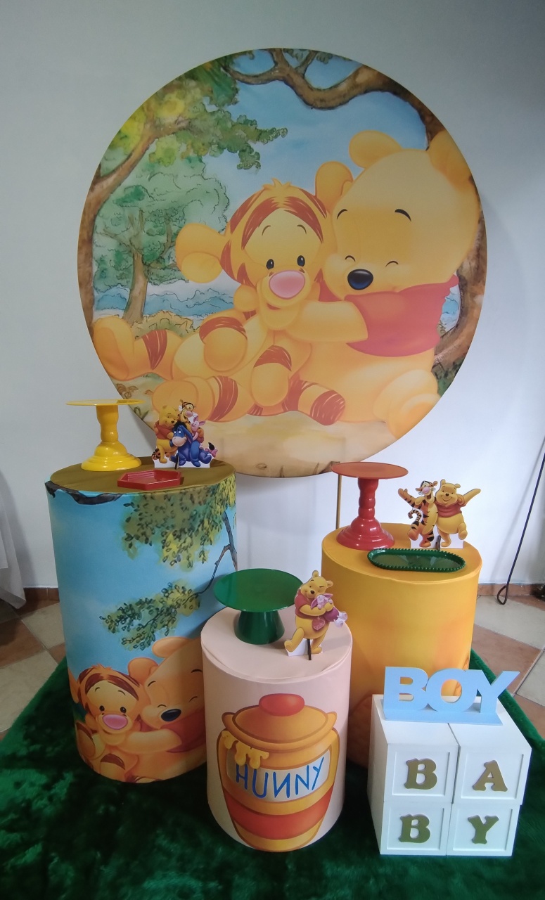 Kit Prata Ursinho Pooh (Mod.1)  - Pegue Monte Jaque Moreno