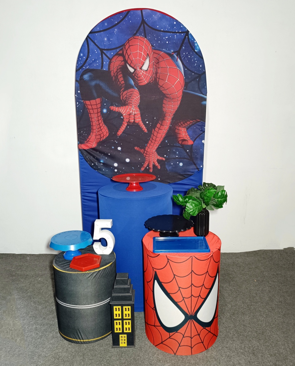 Kit Prata Homem Aranha  - M&G FESTAS/Loc decor