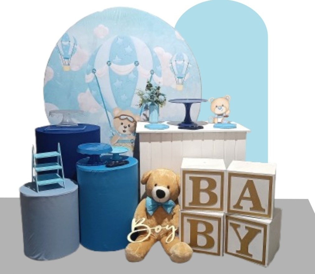 Chá de Bebê Ursinho Baloeiro Composição 3 - M&G FESTAS/Loc decor