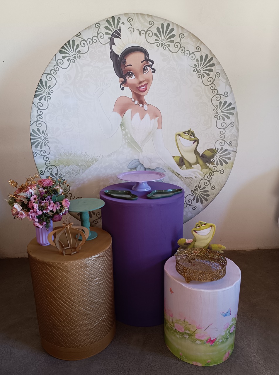 Kit Prata Princesa Tiana  - M&G FESTAS/Loc decor