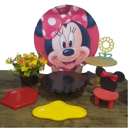 Mini Kit Minnie Vermelha  - M&G FESTAS/Loc decor