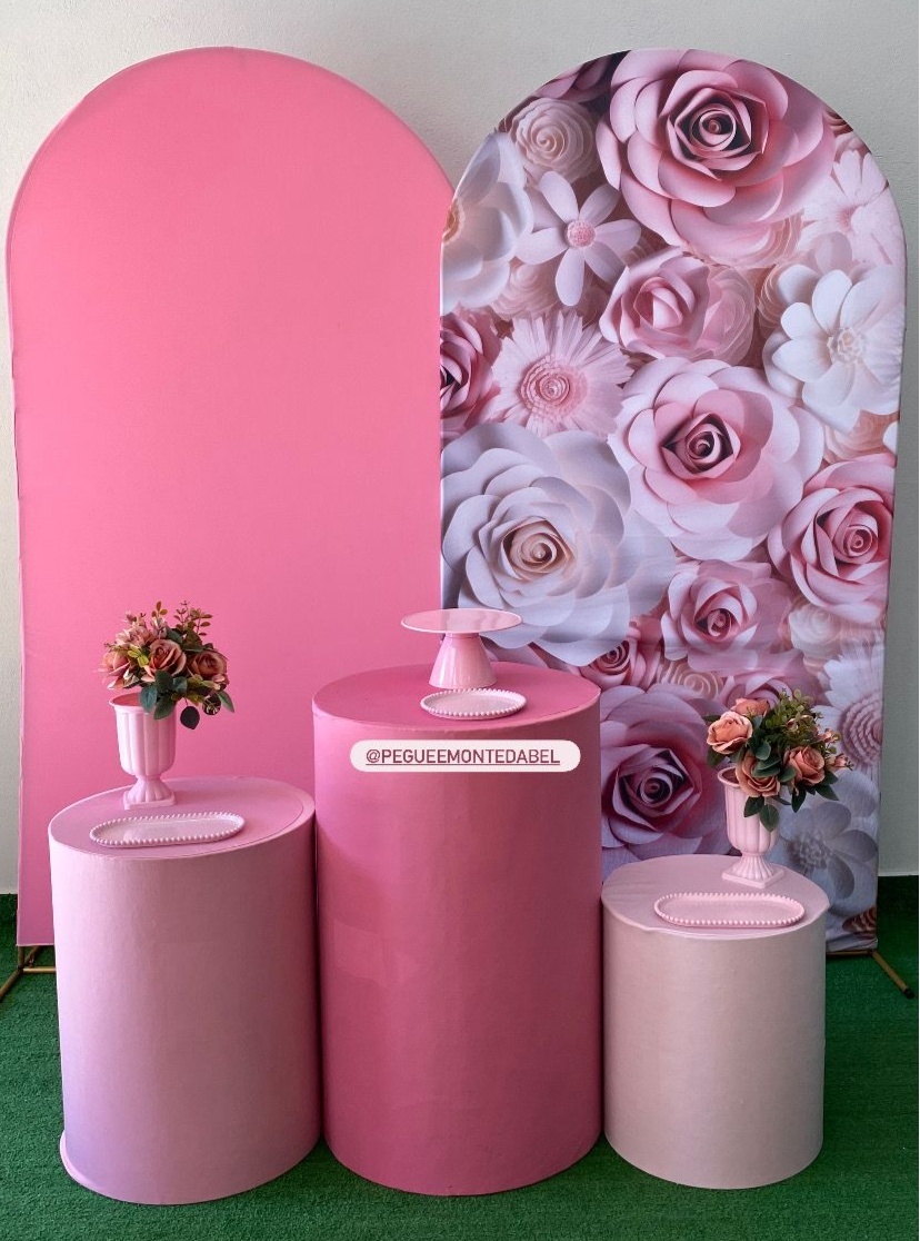 Adulto Floral Rosa  - PEGUEEMONTEDABEL