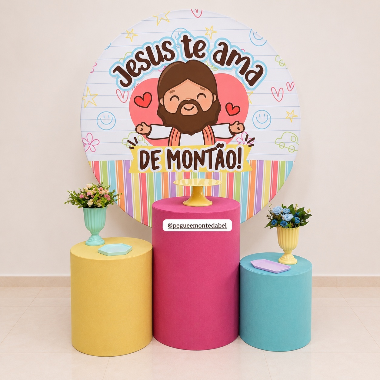 Tema Jesus Te Ama de Montão - PEGUEEMONTEDABEL