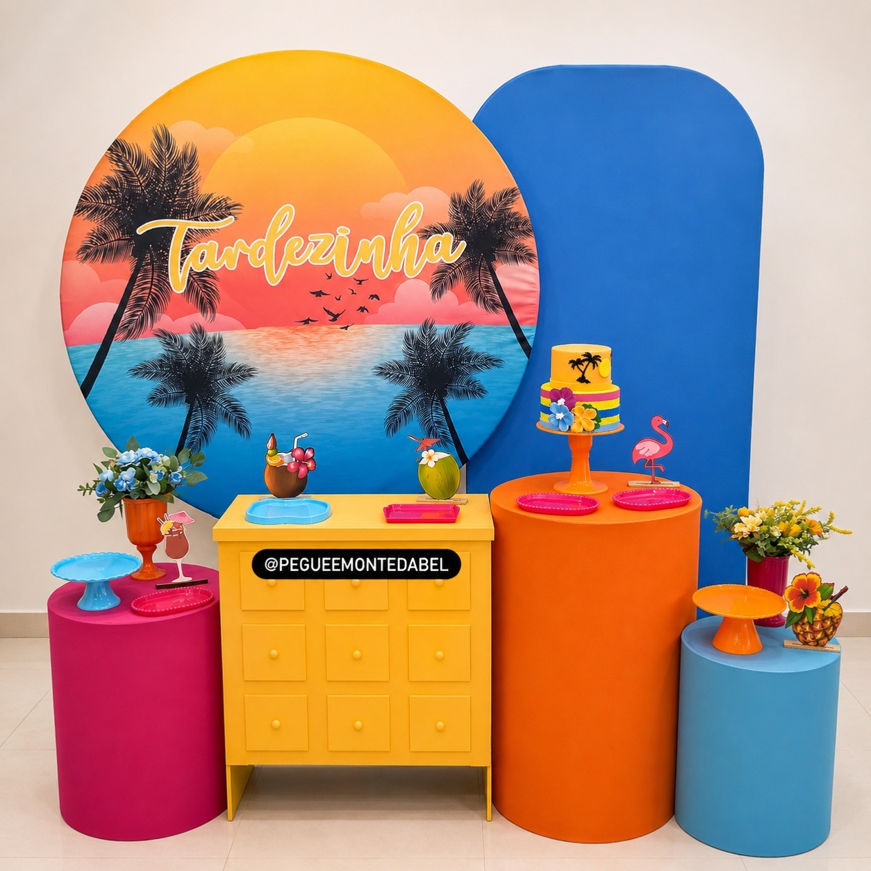 Tema Tardezinha Kit 4 - PEGUEEMONTEDABEL