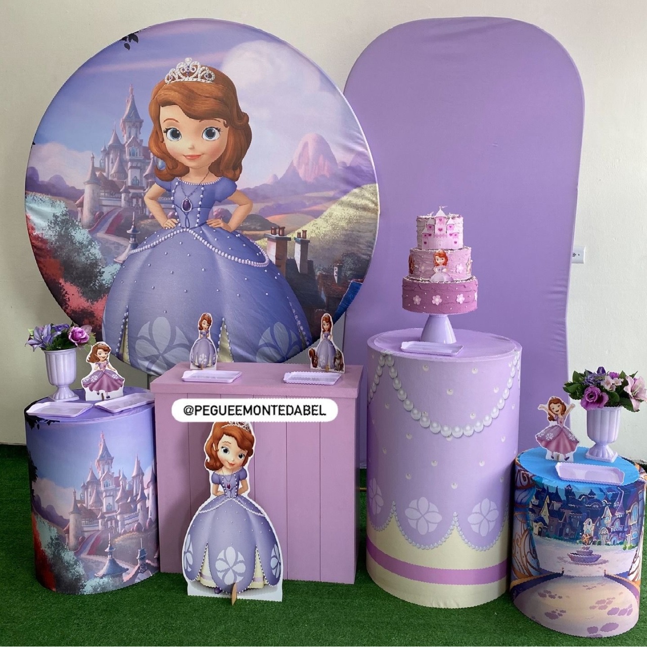 Tema Princesa Sofia Kit 4  - PEGUEEMONTEDABEL