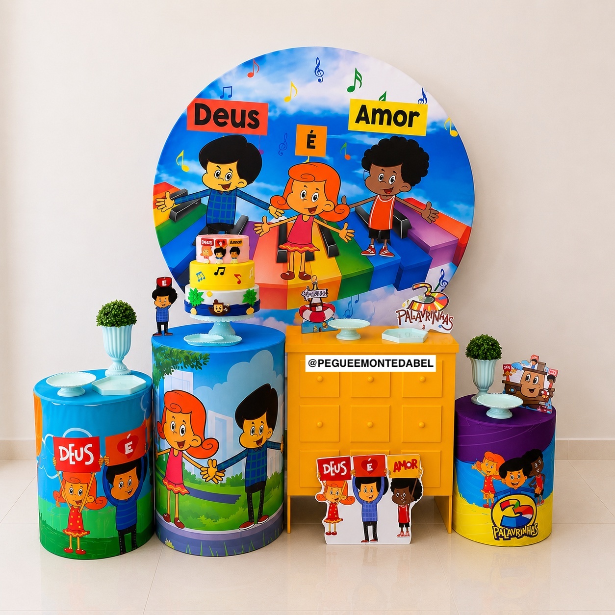 3 Palavrinhas Kit 3 - PEGUEEMONTEDABEL