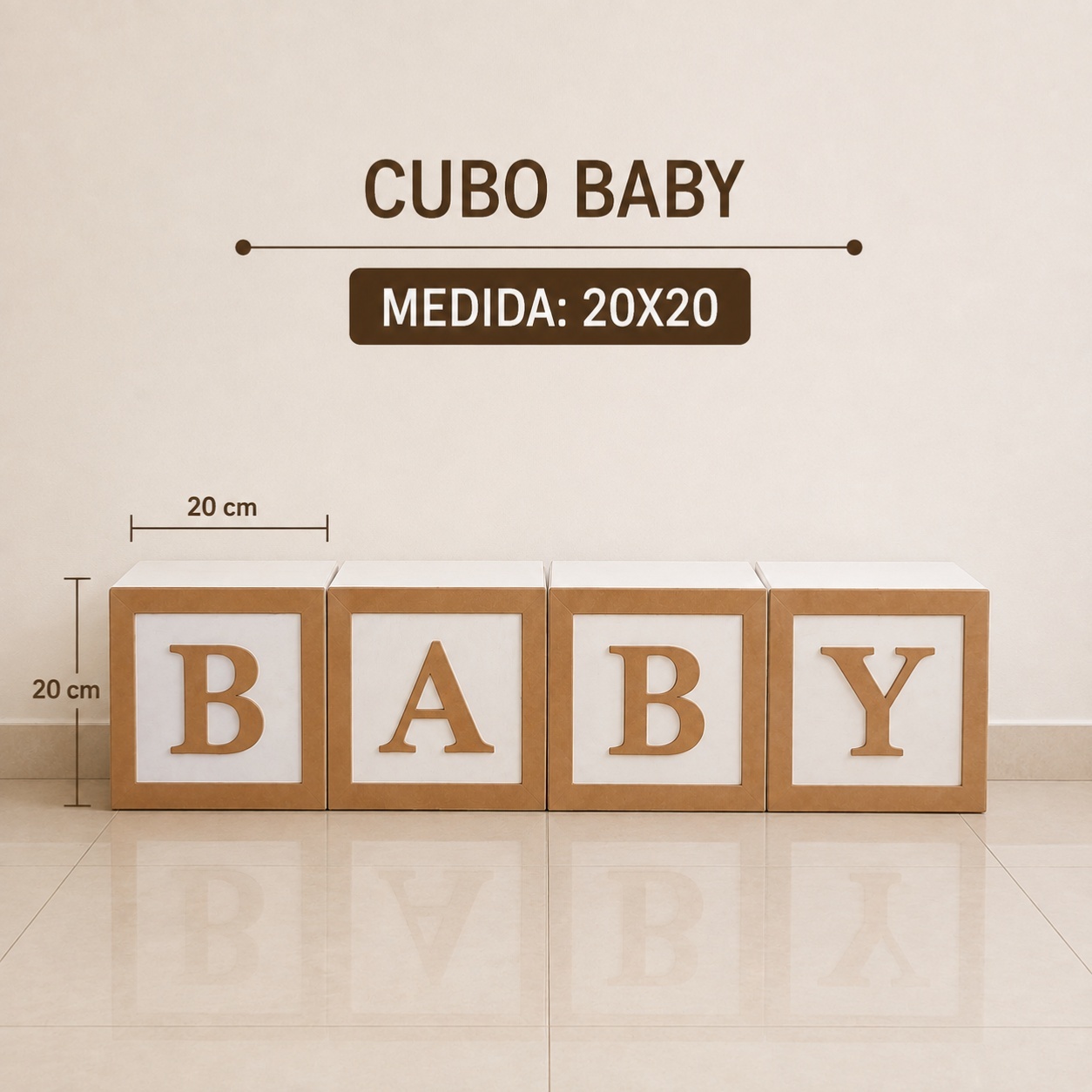 Baby Cubo Borda - PEGUEEMONTEDABEL