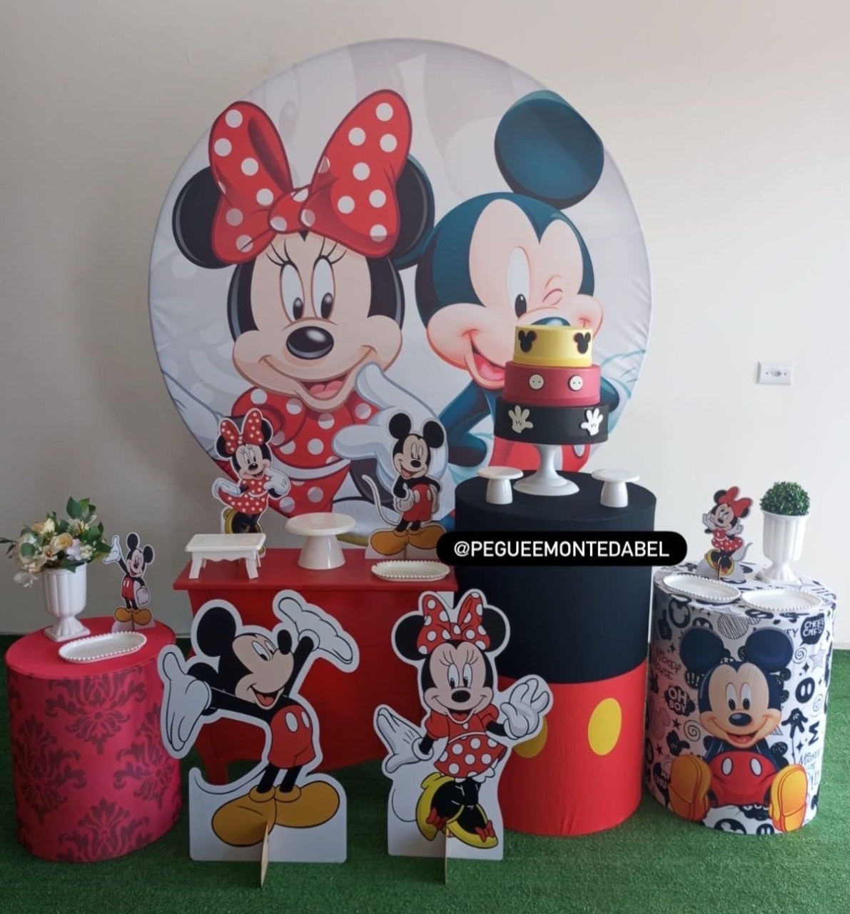 Tema Michey E Minnie Kit 3  - PEGUEEMONTEDABEL