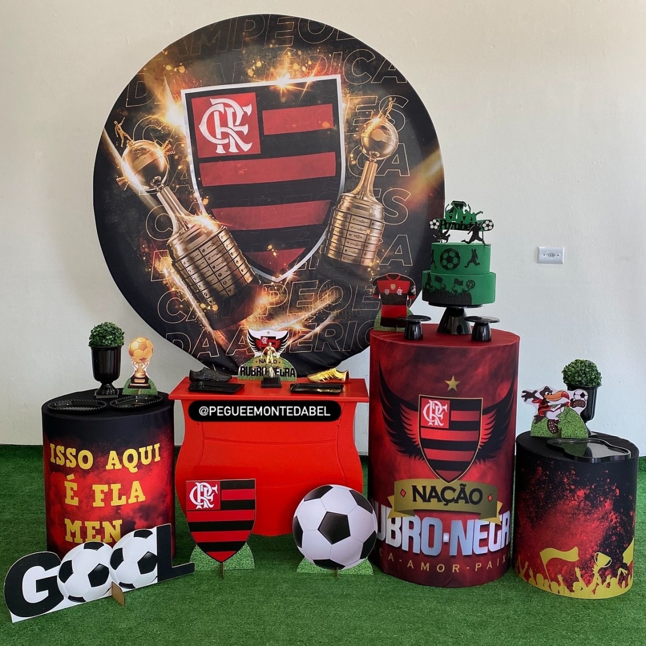 Tema Flamengo Kit 3  - PEGUEEMONTEDABEL