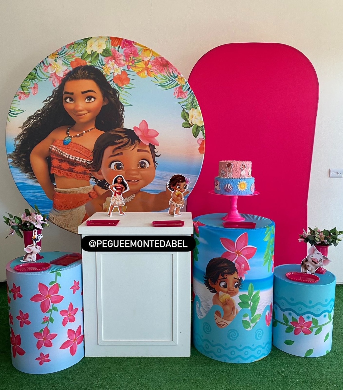 Tema Moana Baby Kit 4  - PEGUEEMONTEDABEL