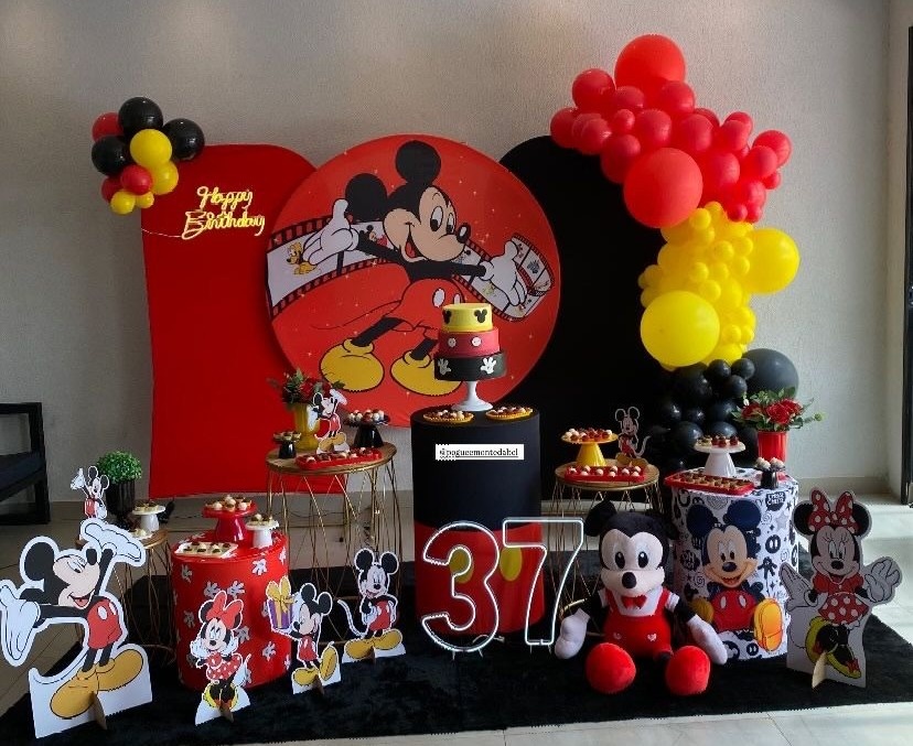 Decoração Michey  - PEGUEEMONTEDABEL