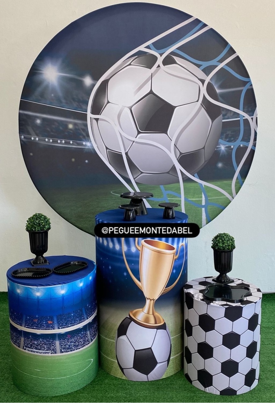 Tema Futebol Kit 1  - PEGUEEMONTEDABEL