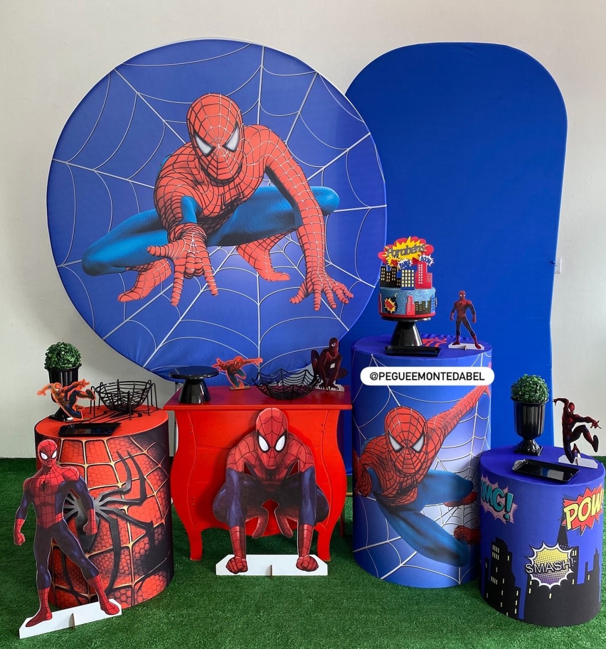 Tema Homem Aranha Kit 4  - PEGUEEMONTEDABEL