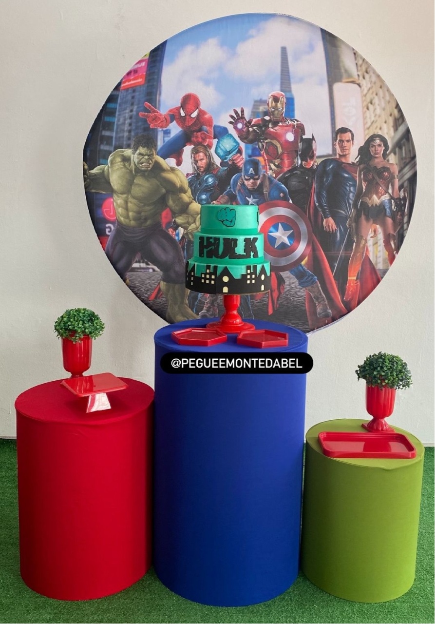 Tema Vingadores Kit 2  - PEGUEEMONTEDABEL
