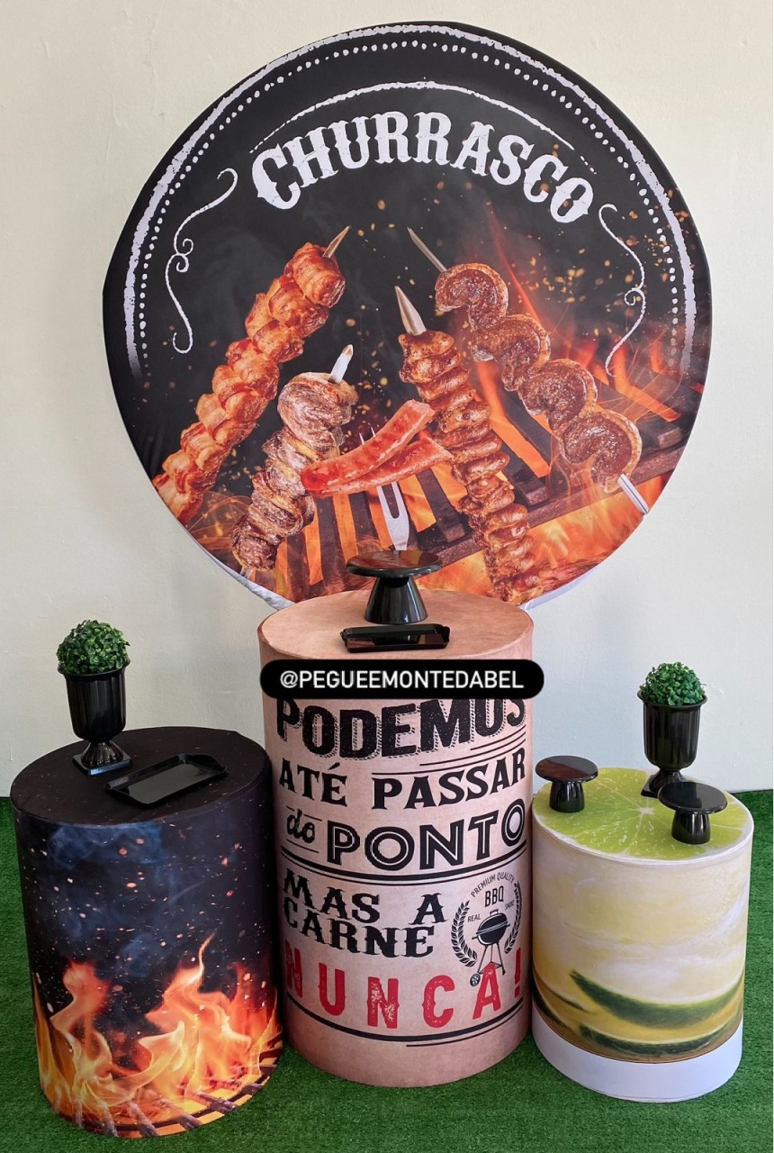 Adulto Churrasco Kit 1 - PEGUEEMONTEDABEL