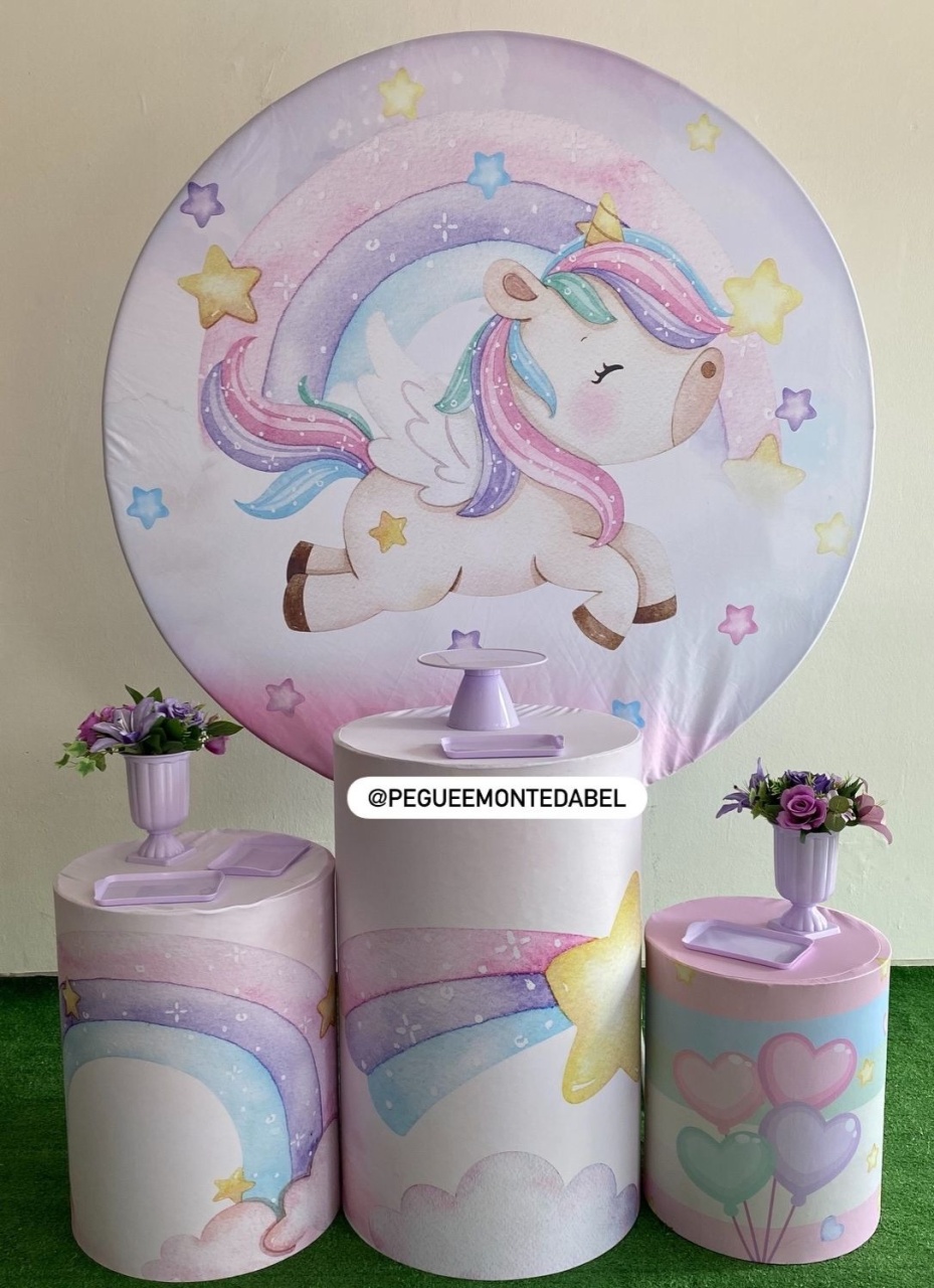 Tema Unicornio Baby Kit 1  - PEGUEEMONTEDABEL