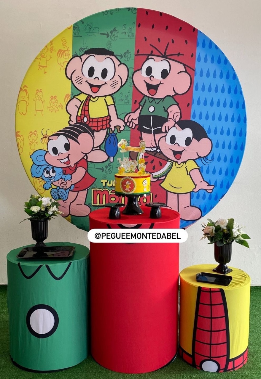 Tema Turma da Mônica Kit 2 - PEGUEEMONTEDABEL