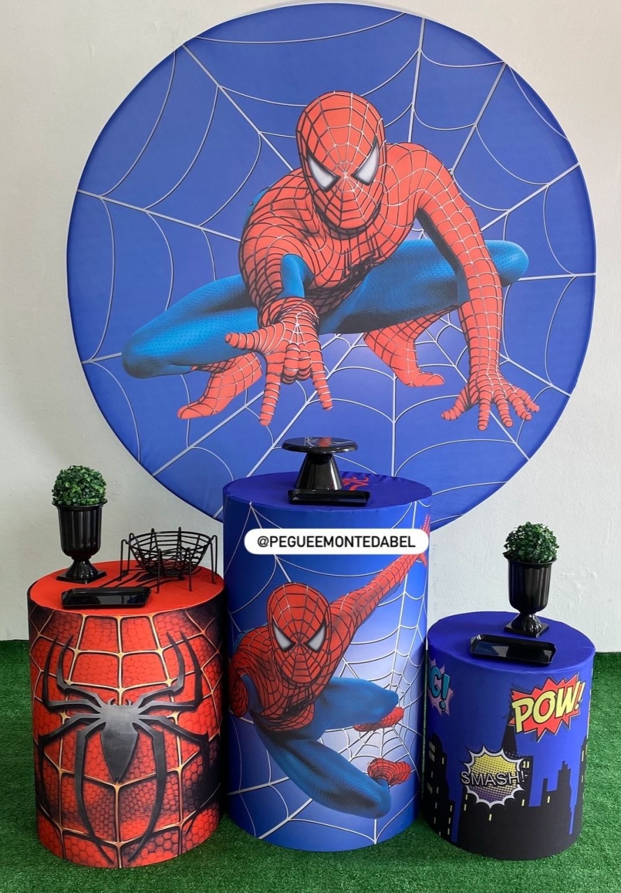 Tema Homem Aranha Kit 1  - PEGUEEMONTEDABEL