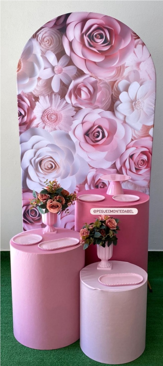 Adulto Floral Rosa - PEGUEEMONTEDABEL