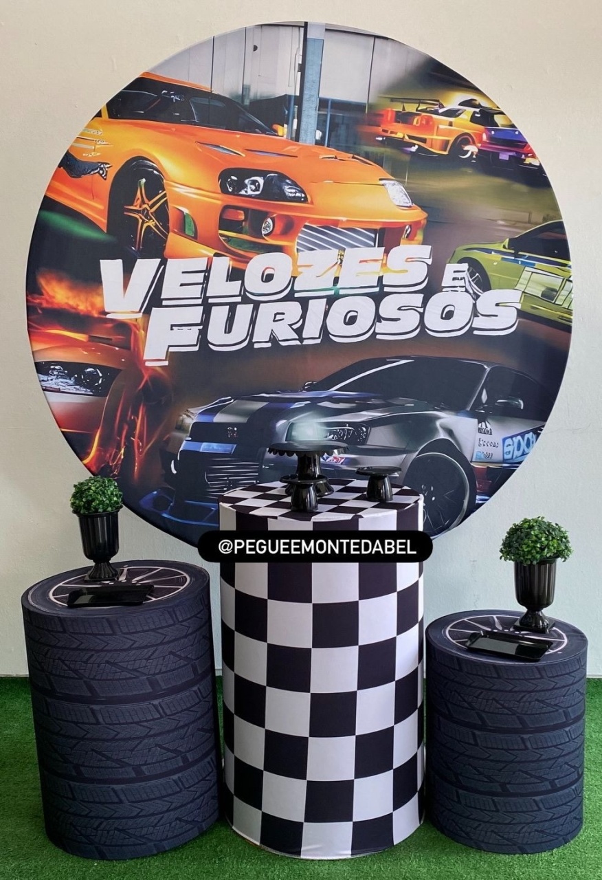 Tema Velozes E Furiosos  Kit 1  - PEGUEEMONTEDABEL