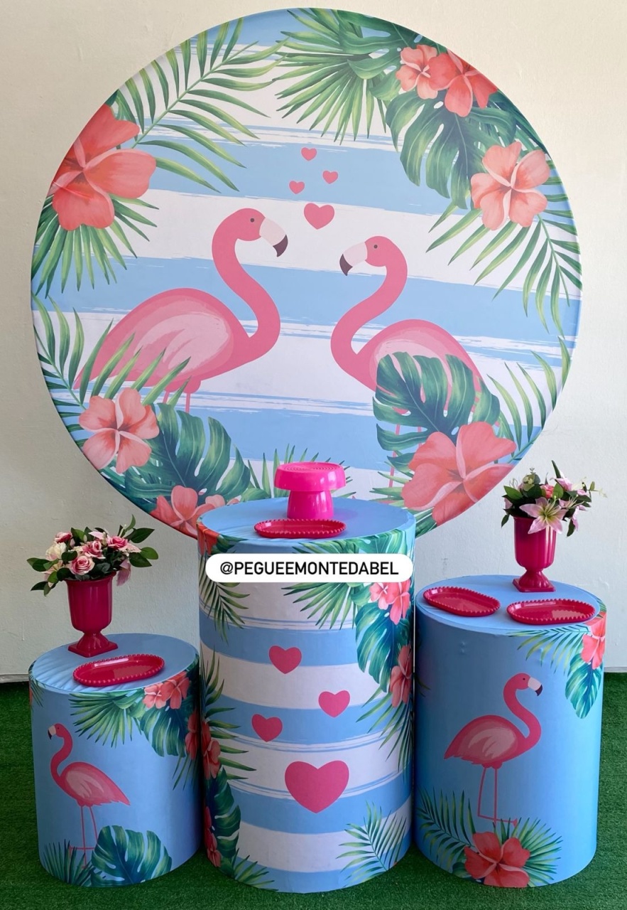 Tema Flamingo Kit 1  - PEGUEEMONTEDABEL