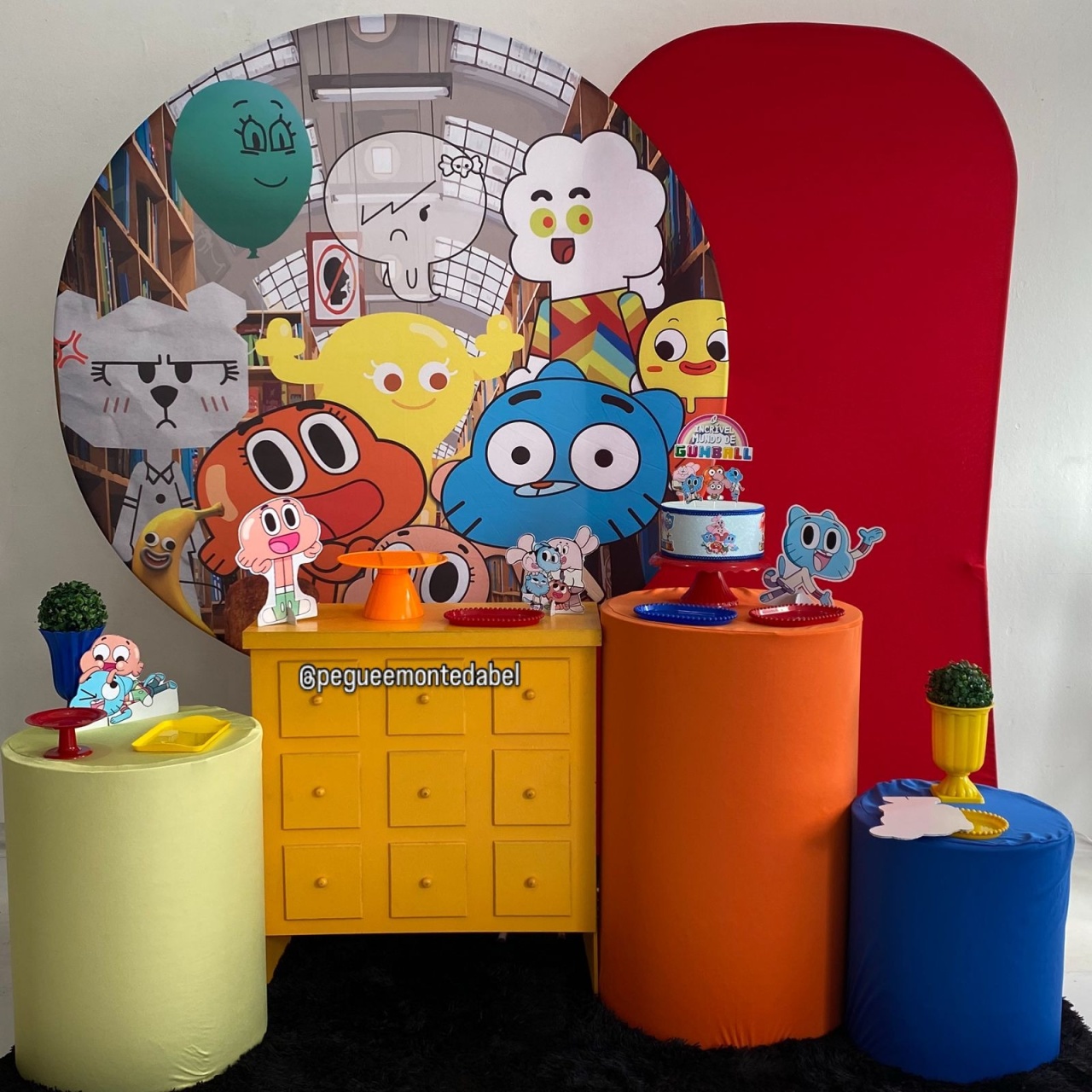 Tema Mundo Gumbal  Kit 4 - PEGUEEMONTEDABEL