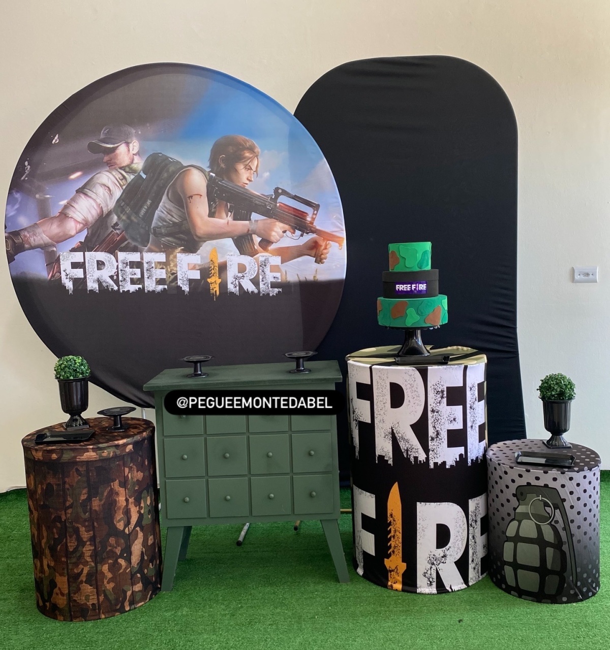 Tema Free Fire Kit 4 - PEGUEEMONTEDABEL