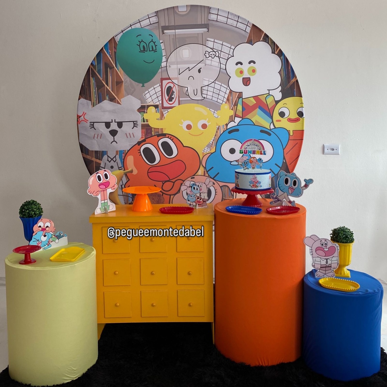 Tema Mundo Gumbal  Kit 3 - PEGUEEMONTEDABEL