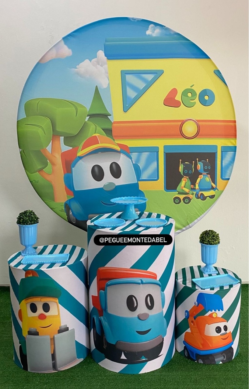Tema Léo Caminhão Kit 1 - PEGUEEMONTEDABEL