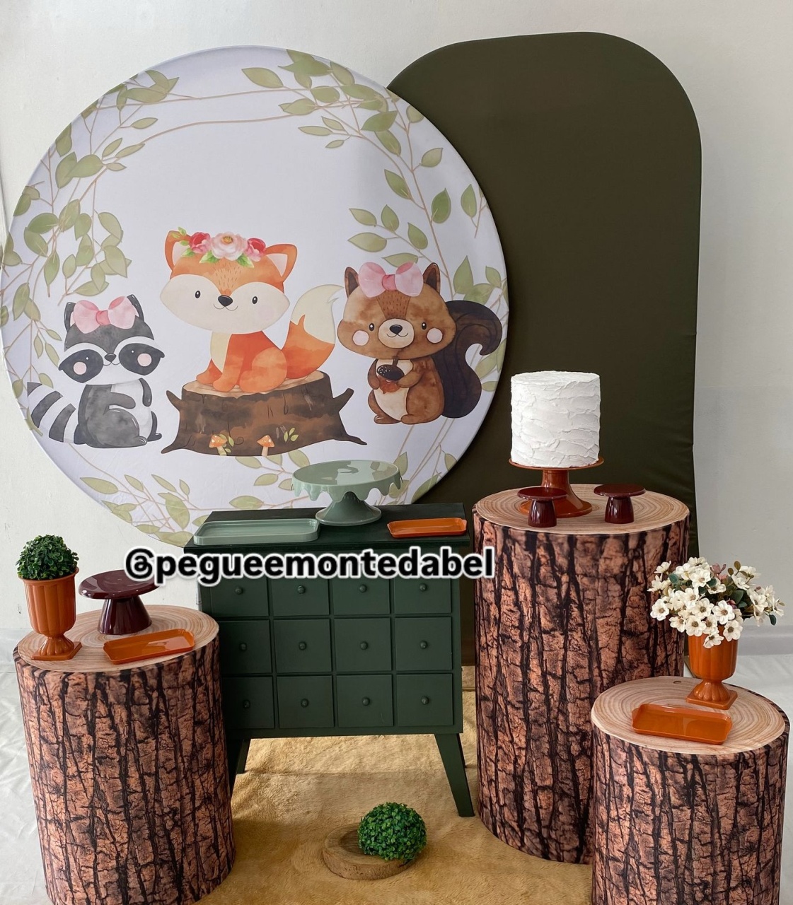 Tema Raposa Kit 4  - PEGUEEMONTEDABEL